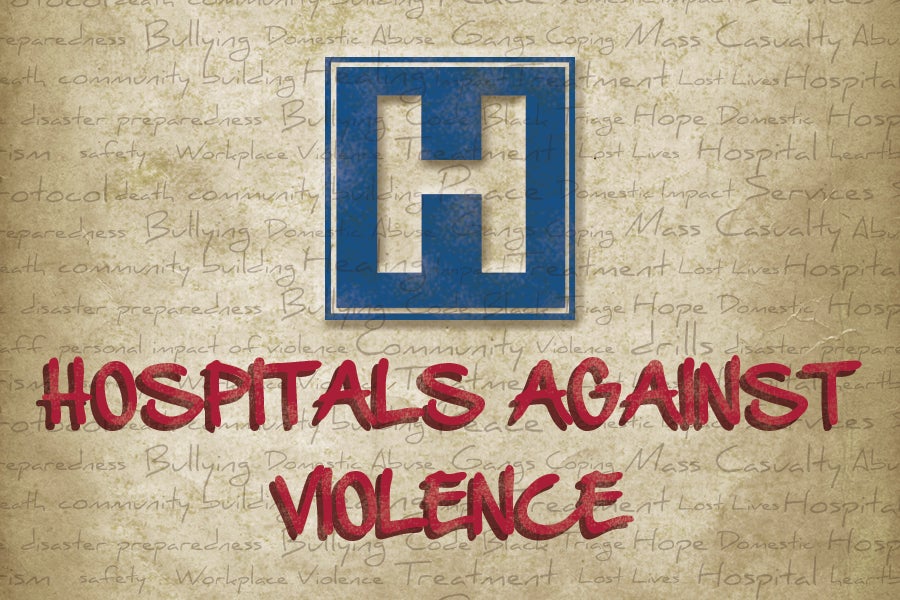 hospitals against violence banner