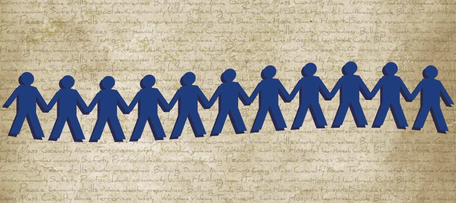 People holding hands