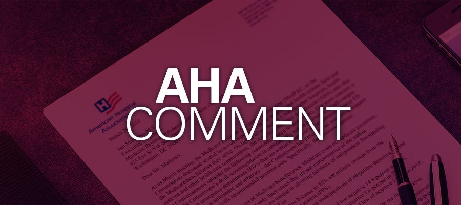 letter under rent tint and white text that reads "AHA Comment"