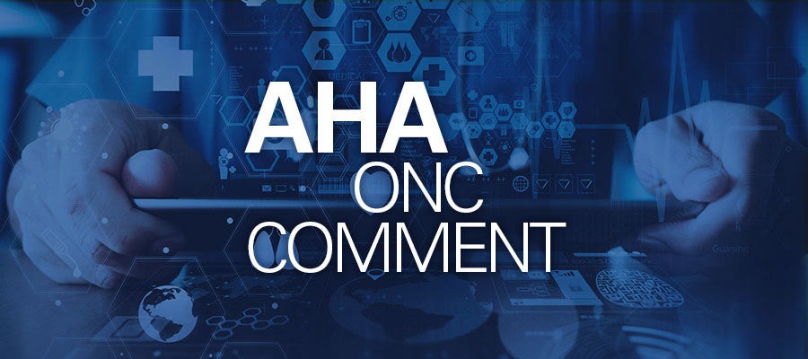 comment on ONC letter