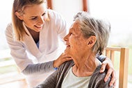 Humana Social Determinants of Health clinician with patient