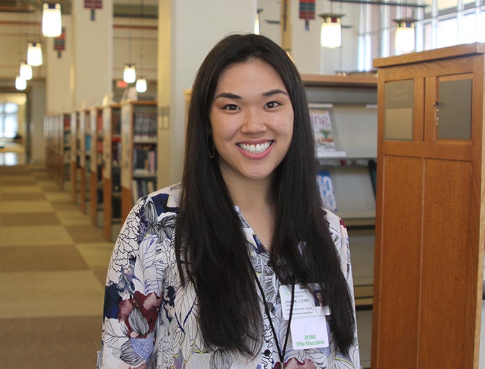 social worker at the Chicago Public Library