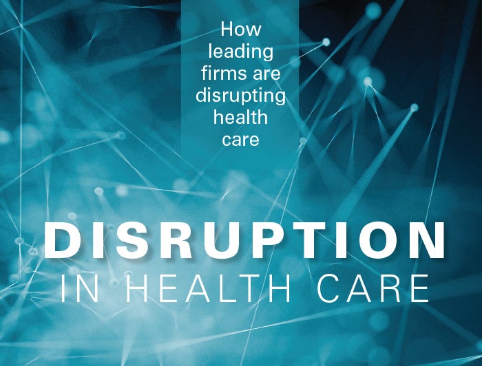 disruption in health care report cover