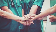 medical team huddle