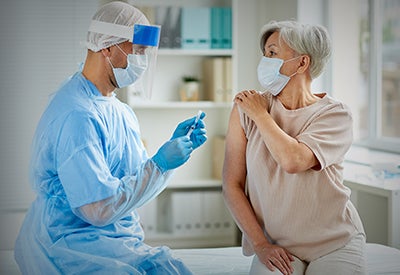 patient gets vaccine