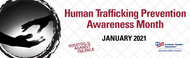 human trafficking awareness month graphic