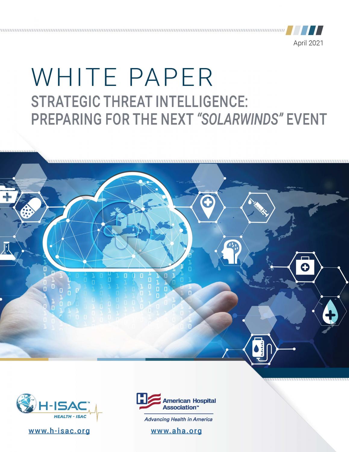 White Paper: Strategic Threat Intelligence: Preparing for the Next Solarwinds Event page 1