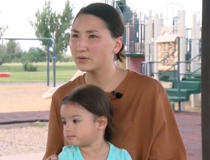 Cecilia and her mother