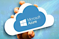 CVS Health Looks to Microsoft to Help Build Out Personalized Care Strategy. Microsoft Azure logo on blue and white clouds held in a hand.