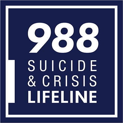 988 suicide prevention line logo
