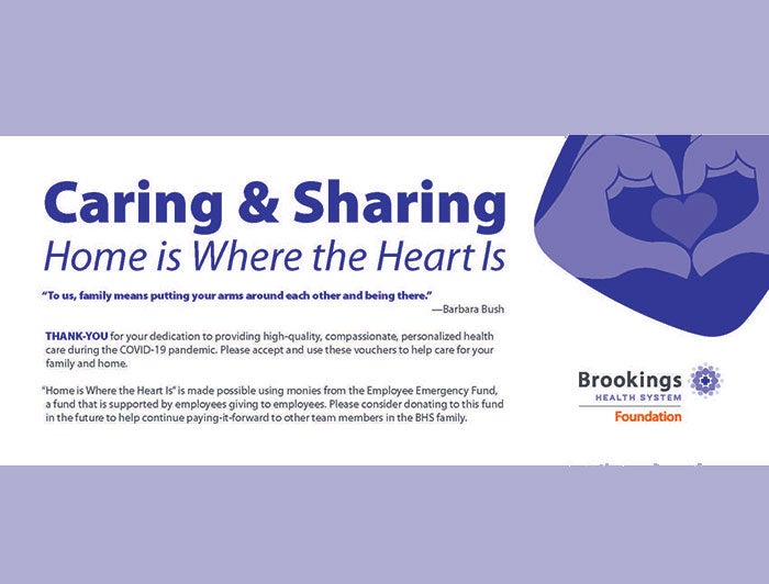 Caring & Sharing: Home is Where the Heart Is card