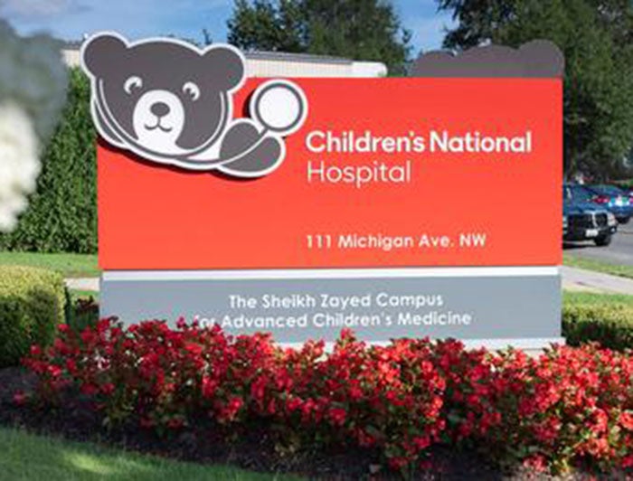 Children's National exterior sign