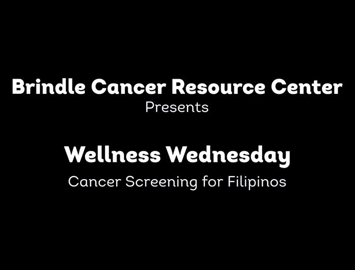 Wellness Wednesday cancer screening sign