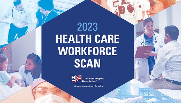 2023 AHA Health Care Workforce Scan cover