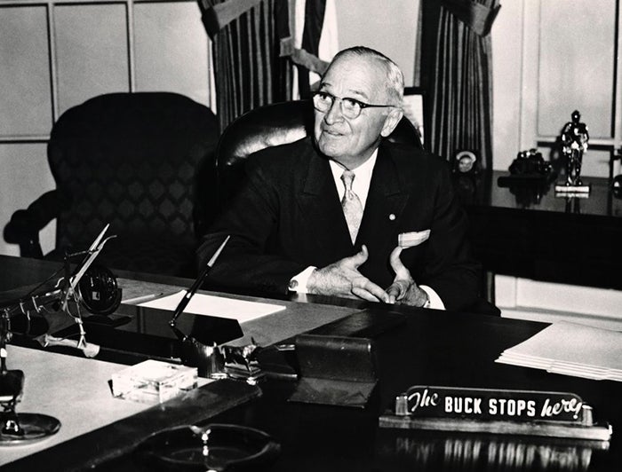 Truman signing Hill-Burton Hospital Survey and Construction Act