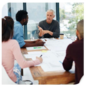 People around a conference table