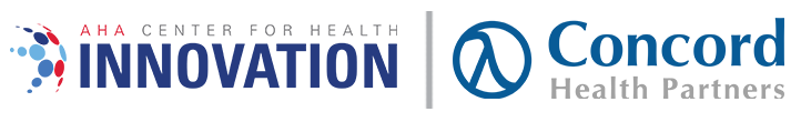 AHA Center for Health Innovation and Concord Health Partners logos