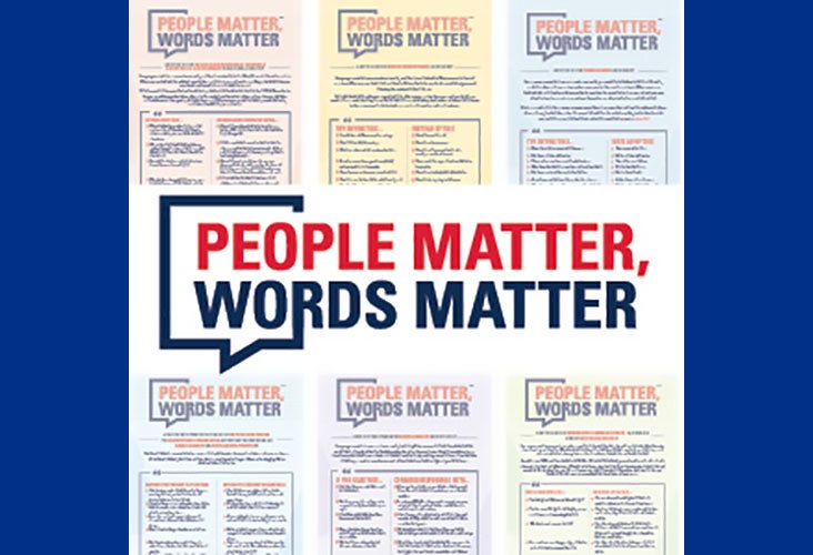 CHI Health. People Matter Words Matter posters