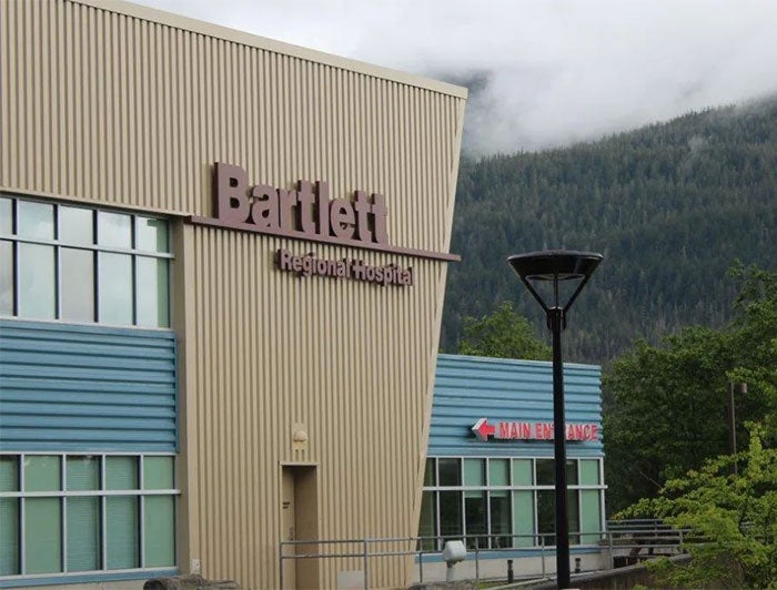 Bartlett Regional Hospital ED entrance.