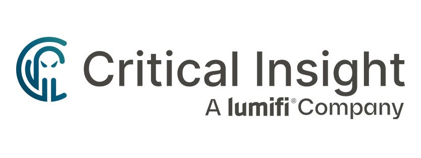 Critical Insight logo. A lumifi Company.