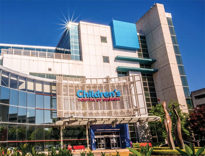 Children’s Hospital of Georgia facility exterior.