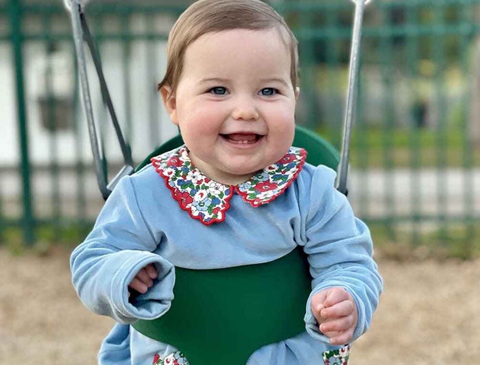 Yale New Haven. Stock image shows a bouncing baby
