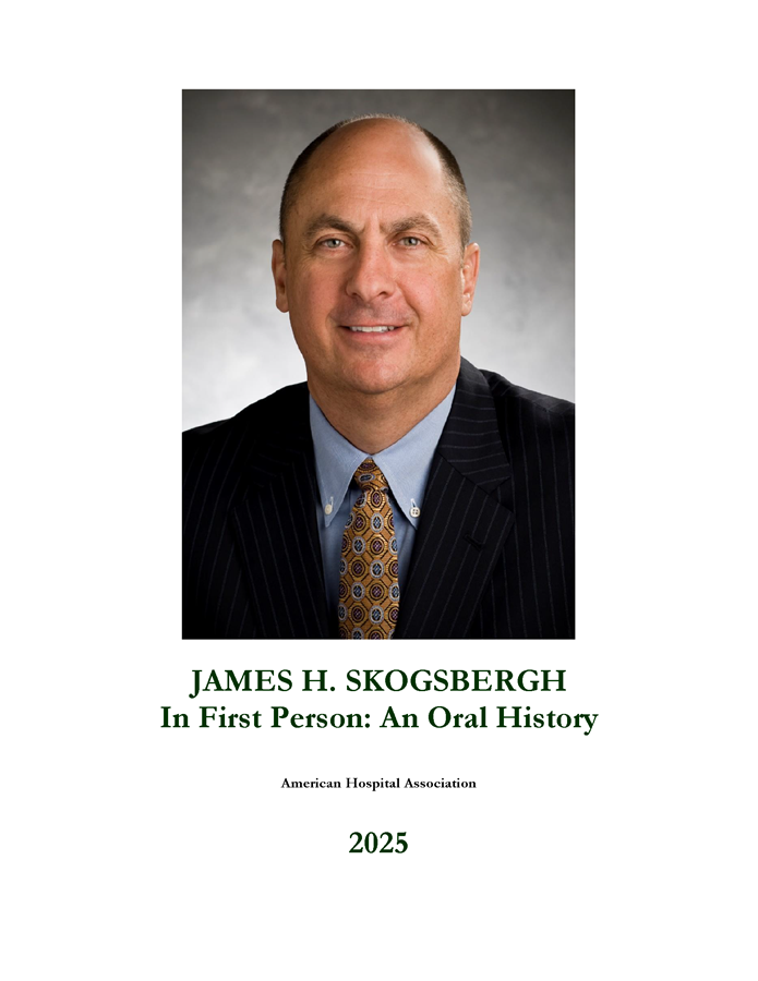James H. Skogsbergh In First Person: An Oral History page 1.