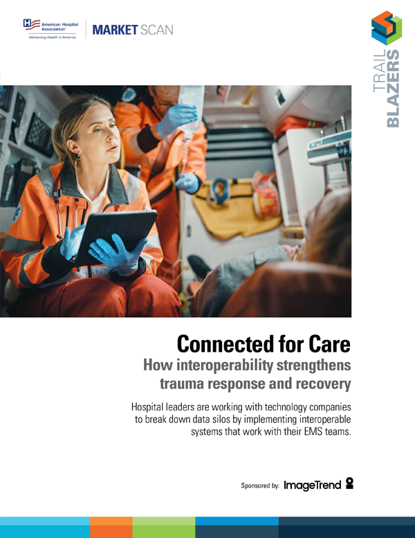 TrailBlazers cover of Connected for Care: How Interoperability Strengthens Trauma Response and Recovery