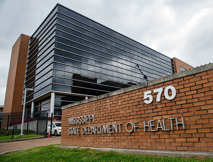 Exterior of Mississippi State Department of Health