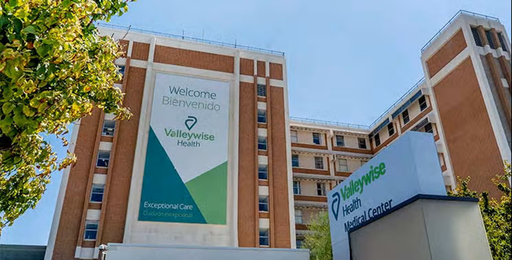 Valleywise Health, Arizona.