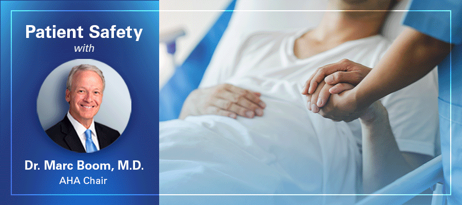 Marc Boom, M.D., Chair of the American Hospital Association