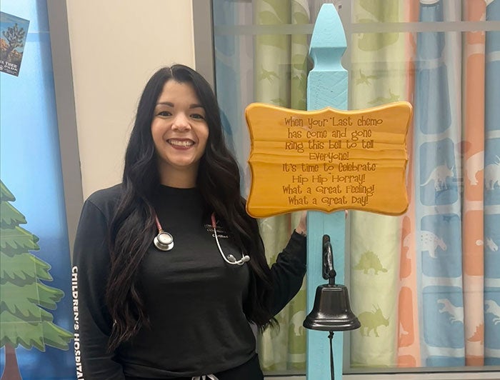 Heather Kono, a pediatric oncology nurse at Loma Linda University Children’s Health