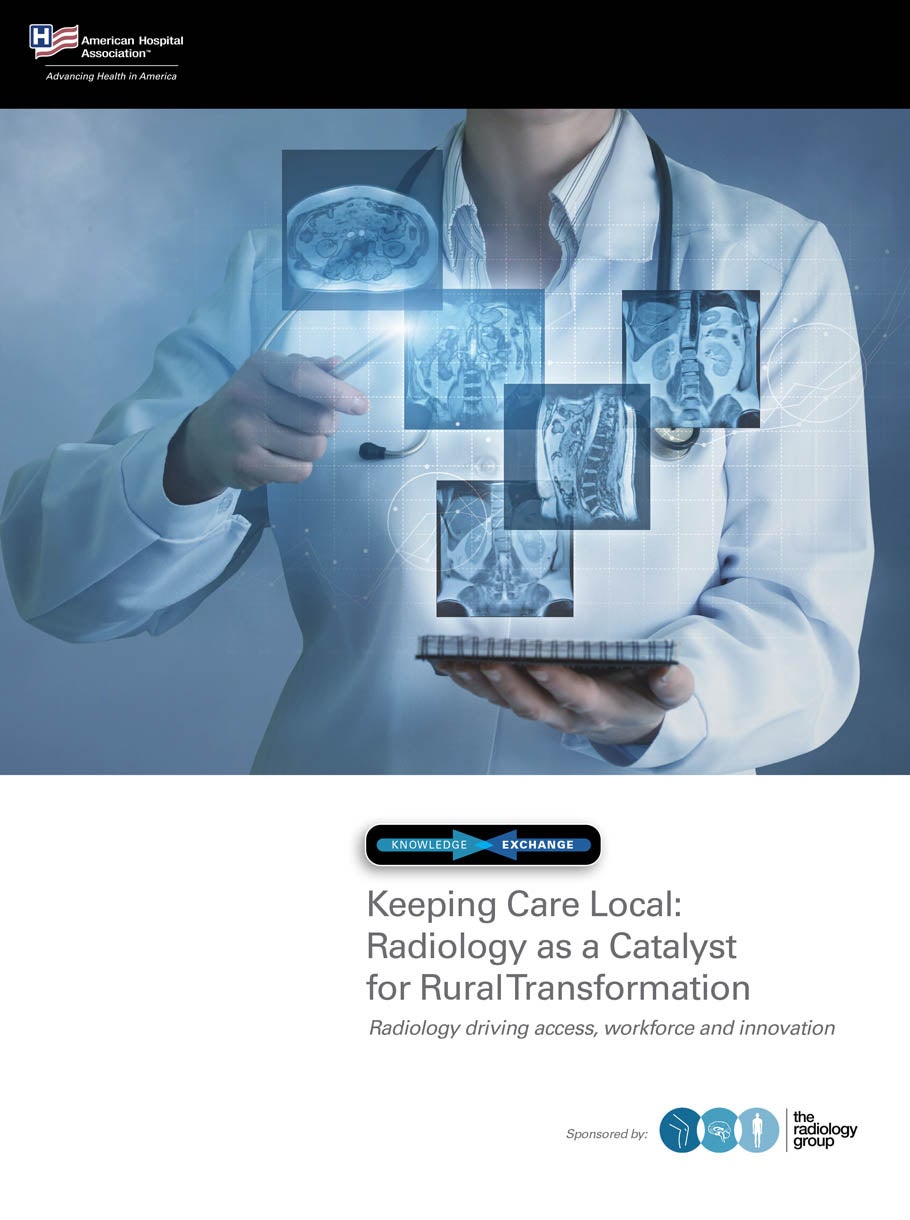 Cover image of the AHA Knowledge Exchange | Keeping Care Local: Radiology as a Catalyst for Rural Transformation