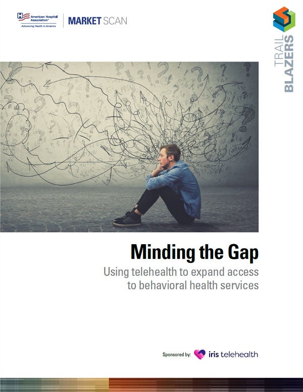 TrailBlazers cover of Minding the Gap: Using Telehealth to Expand Access to Behavioral Health Services