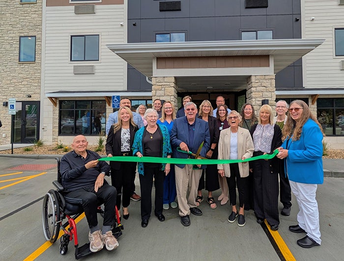 Ribbon cutting ceremony at the Park Haven Learning and Recovery Center