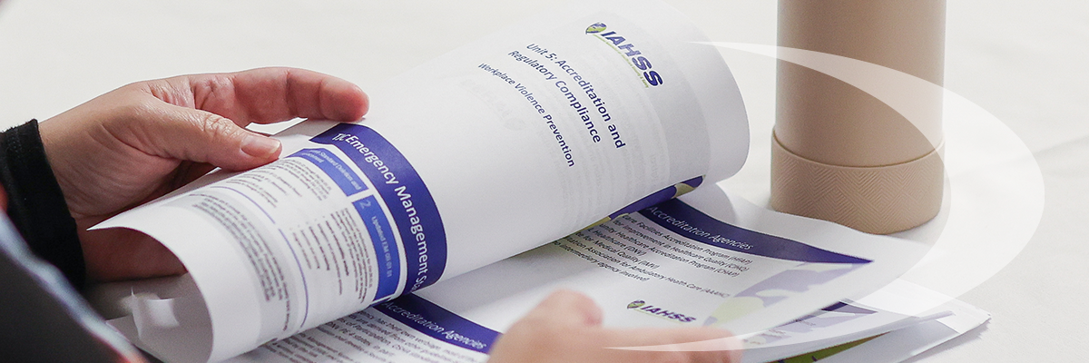 ASHE IAHSS Workplace Violence Prevention Event Banner 1200x400