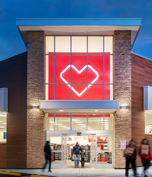 CVS store front.