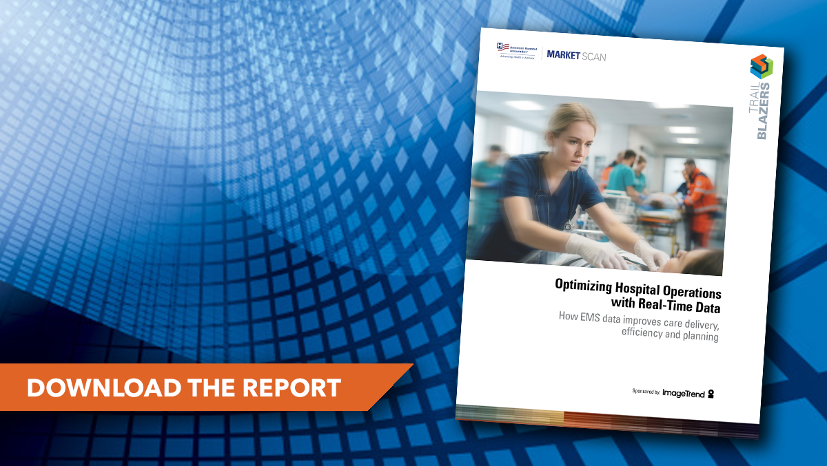 Trailblazer Report. Optimizing Hospital Operations with Real-Time Data: How EMS Data Improves Care Delivery, Efficiency and Planning. Download the report.