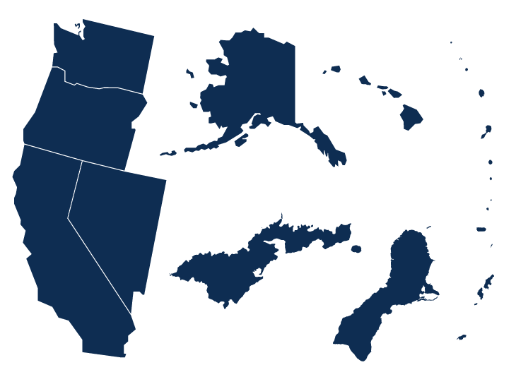 AHA Region Nine map.