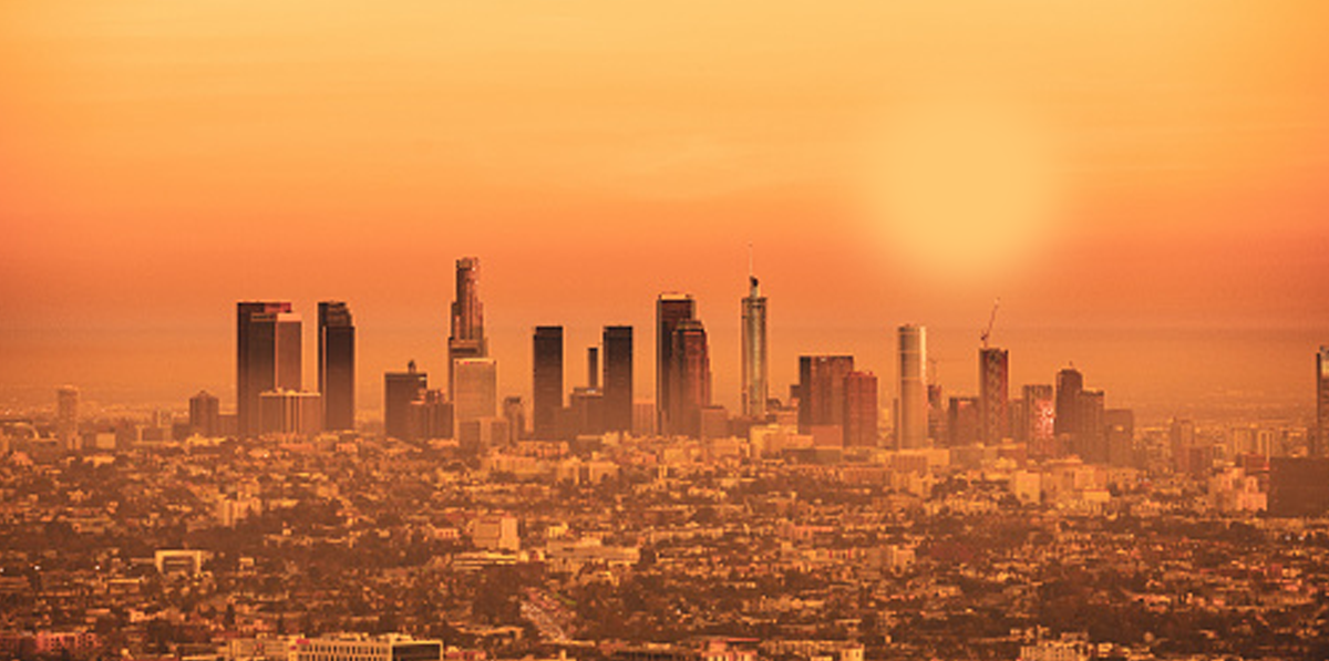 L.A. County Launches Near Real-Time Heat-Related ER Visit Tracking. Los Angeles during a heat wave.