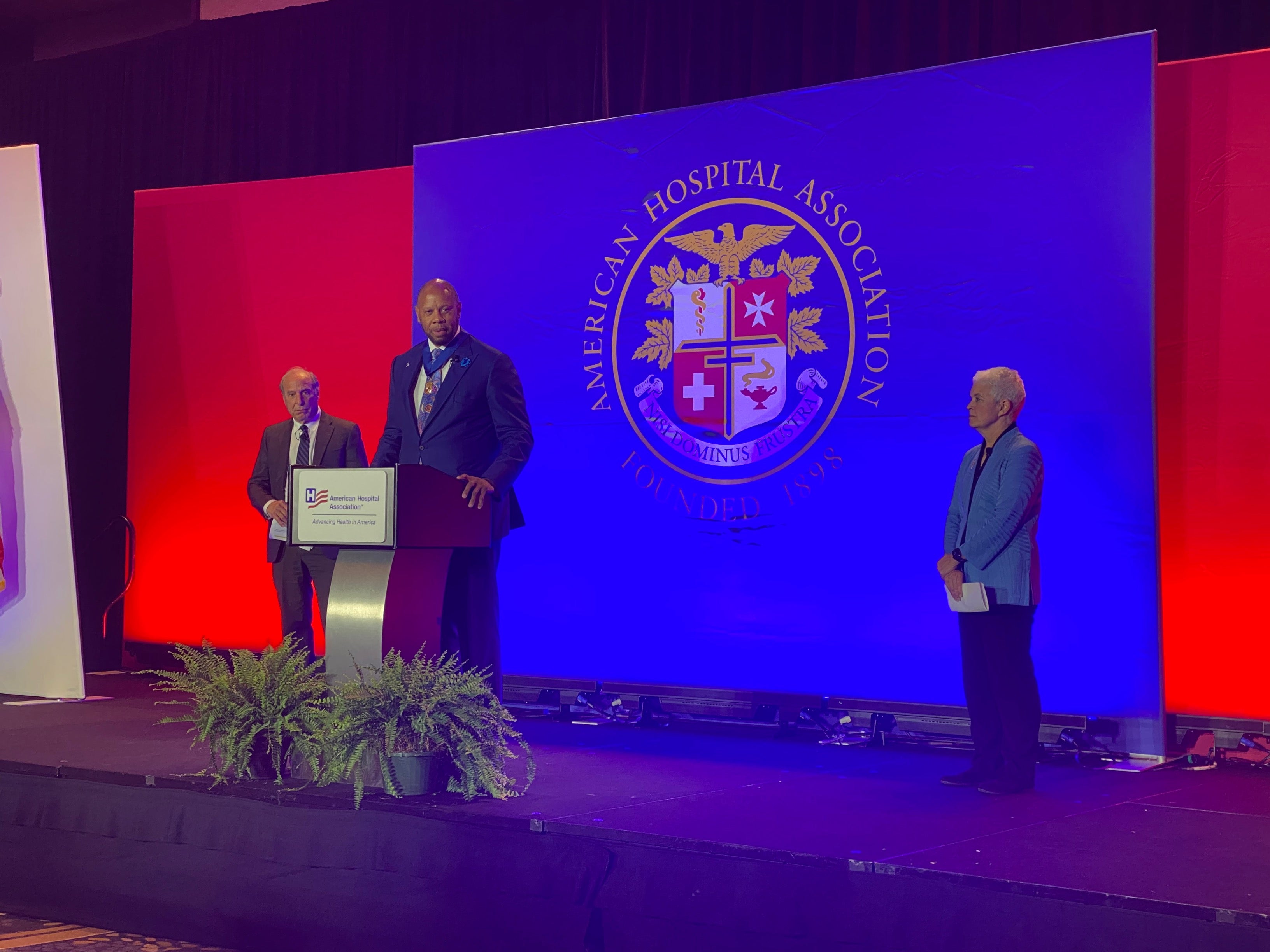 Wright Lassiter speaking at 2022 AHA Annual Meeting (Day 1)