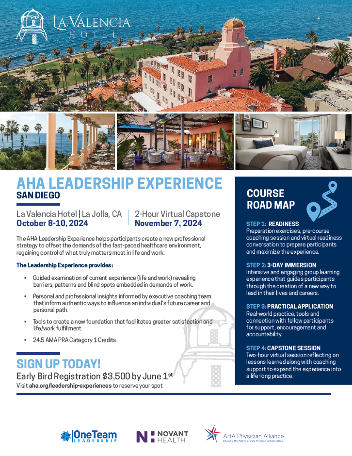 AHA Leadership Experience AHA