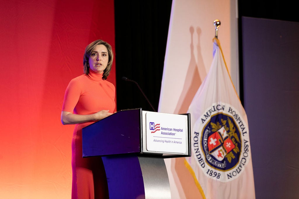 Margaret Brennan at 2022 AHA AM