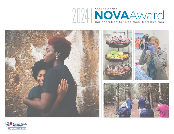 2024 AHA Dick Davidson NOVA Award Honoree Booklet cover.