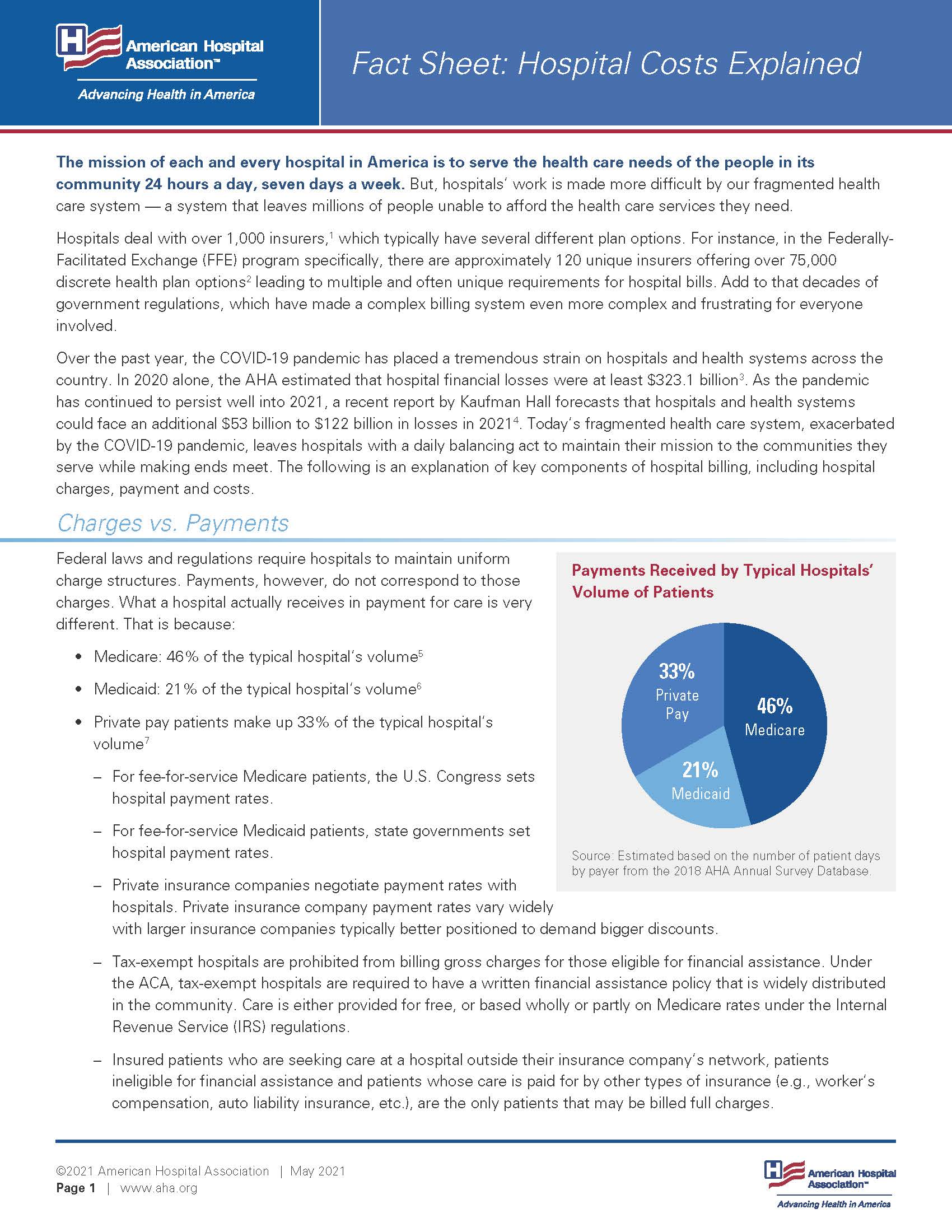 Fact Sheet: Hospital Costs Explained
