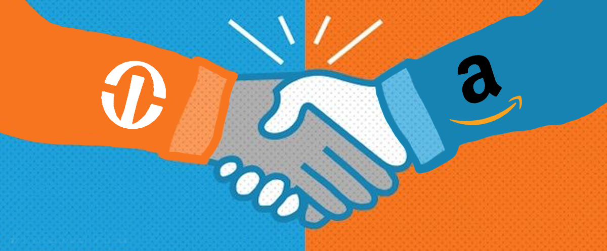 Rush Partners with Amazon One Medical on Care Access. The hand of a businessman with the logo of Rush University System for Health on his suit jacket sleeve shakes with the hand of a businessman with the Amazon One Medical logo on his suit jacket sleeve.