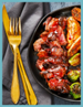 Tampa General Launches New Meal Program with Chef Geoffrey Zakarian. A place-setting with a healthy, balanced meal.