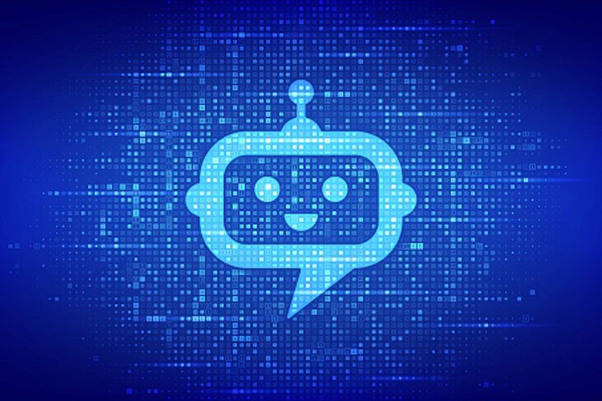 Will a Chatbot Be Just What the Doctor Ordered for Reimbursement Appeals? A chatbot icon appears on a blue digital background.
