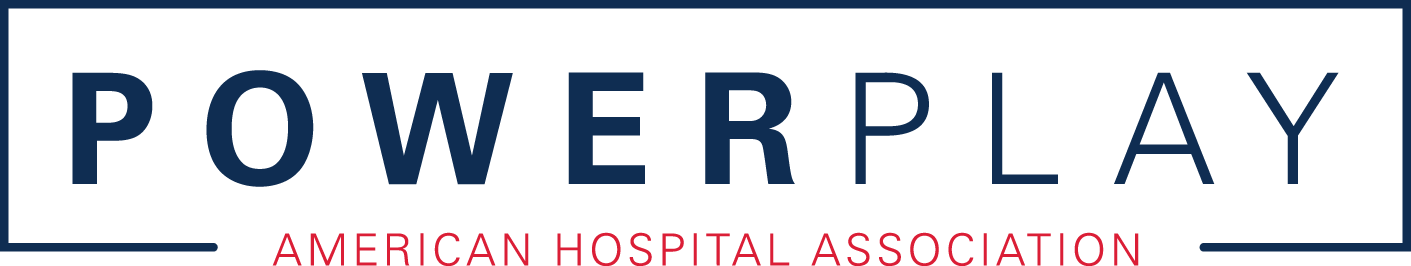 PowerPlay logo. American Hospital Association