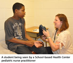 Student and nurse